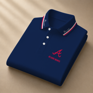 Limited Edition – Customized MLB Atlanta Braves Polo Shirt