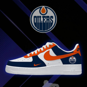 Limited Edition – Customized NHL Edmonton Oilers Af1 Shoes