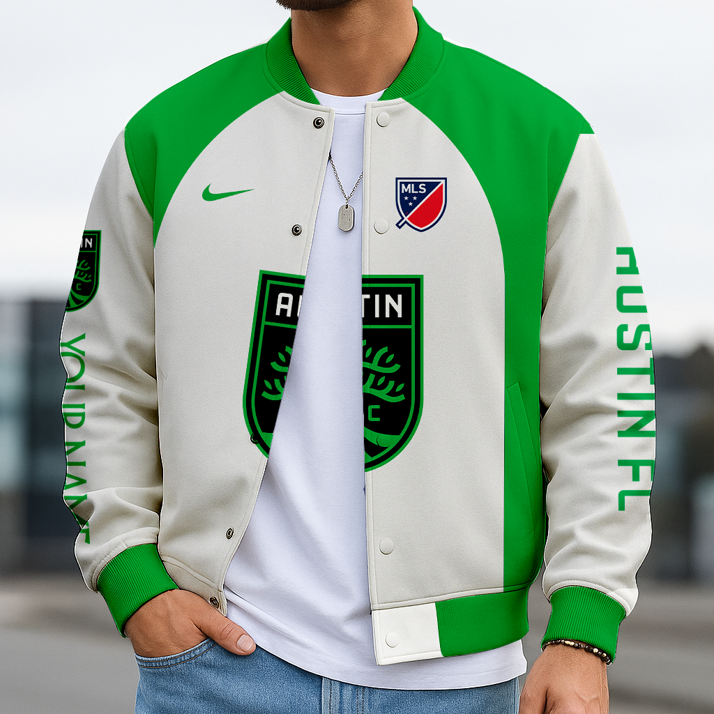Limited Edition – Customized MLS Austin FC Baseball Jacket