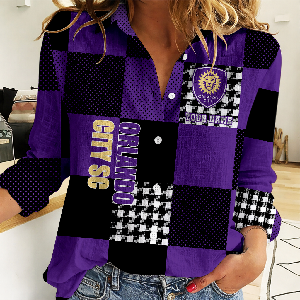 Limited Edition – Customized MLS Orlando City SC Women Casual Shirt