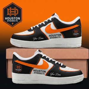 Limited Edition – Customized MLS Houston Dynamo Af1 Sneakers