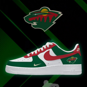 Limited Edition – Customized NHL Minnesota Wild Af1 Shoes