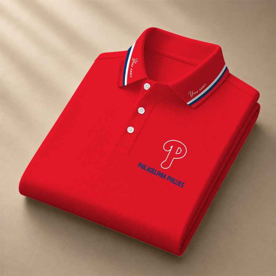 Limited Edition – Customized MLB Philadelphia Phillies Polo Shirt