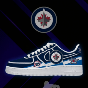 Limited Edition – Customized NHL Winnipeg Jets Af1 Shoes