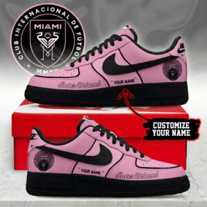 Limited Edition – Customized MLS Inter Miami Cf Af1 Sneakers