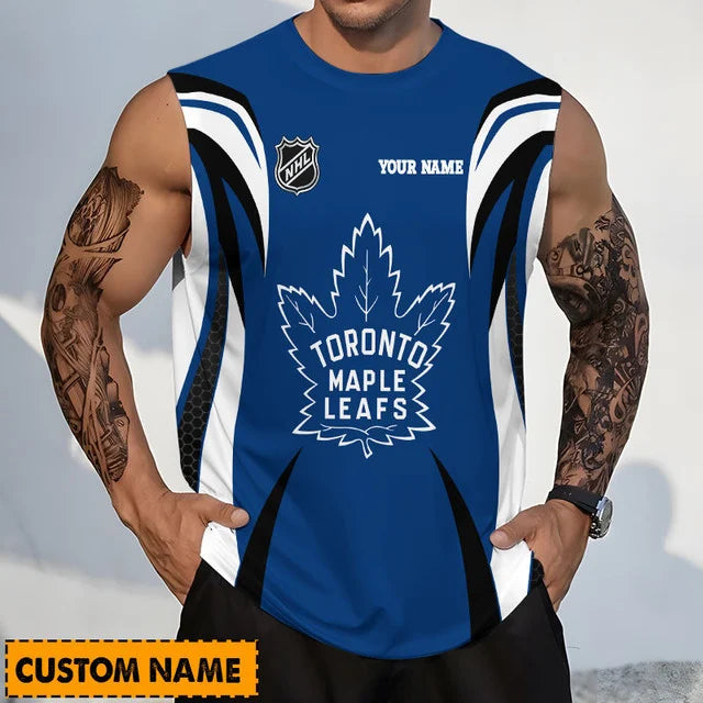 Limited Edition – Customized NHL Toronto Maple Leafs Tank Top & Gym Shirt