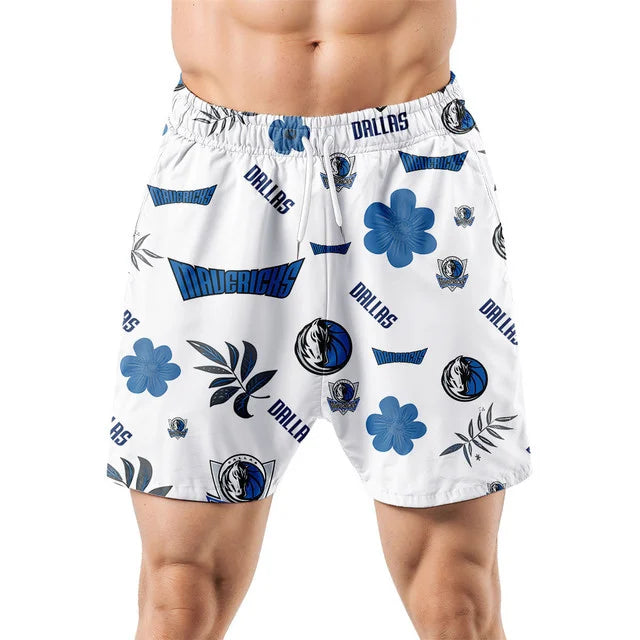 Limited Edition – Customized NBA Dallas Mavericks Unisex Hawaiian Shirt & Shorts Set - Image 5