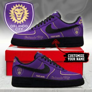 Limited Edition – Customized MLS Orlando City Sc Af1 Sneakers