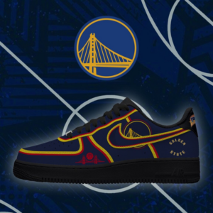 Limited Edition – Customized NBA Golden State Warriors Af1 Shoes