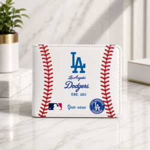Limited Edition – Customized MLB Los Angeles Dodgers Leather Wallet