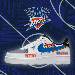 Limited Edition – Customized NBA Oklahoma City Thunder Af1 Shoes