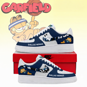 Limited Edition – Customized WNBA Dallas Wings x Garfield Af1 Sneakers