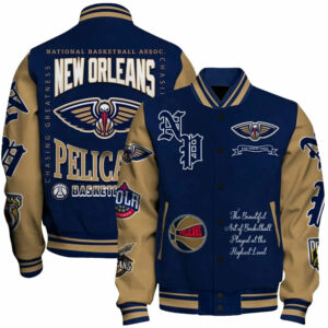 Limited Edition – Customized NBA New Orleans Pelicans Baseball Jacket