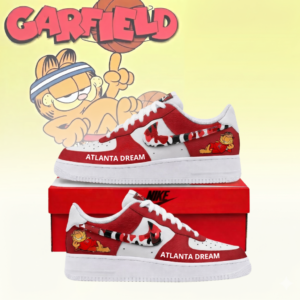 Limited Edition – Customized WNBA Atlanta Dream x Garfield Af1 Sneakers