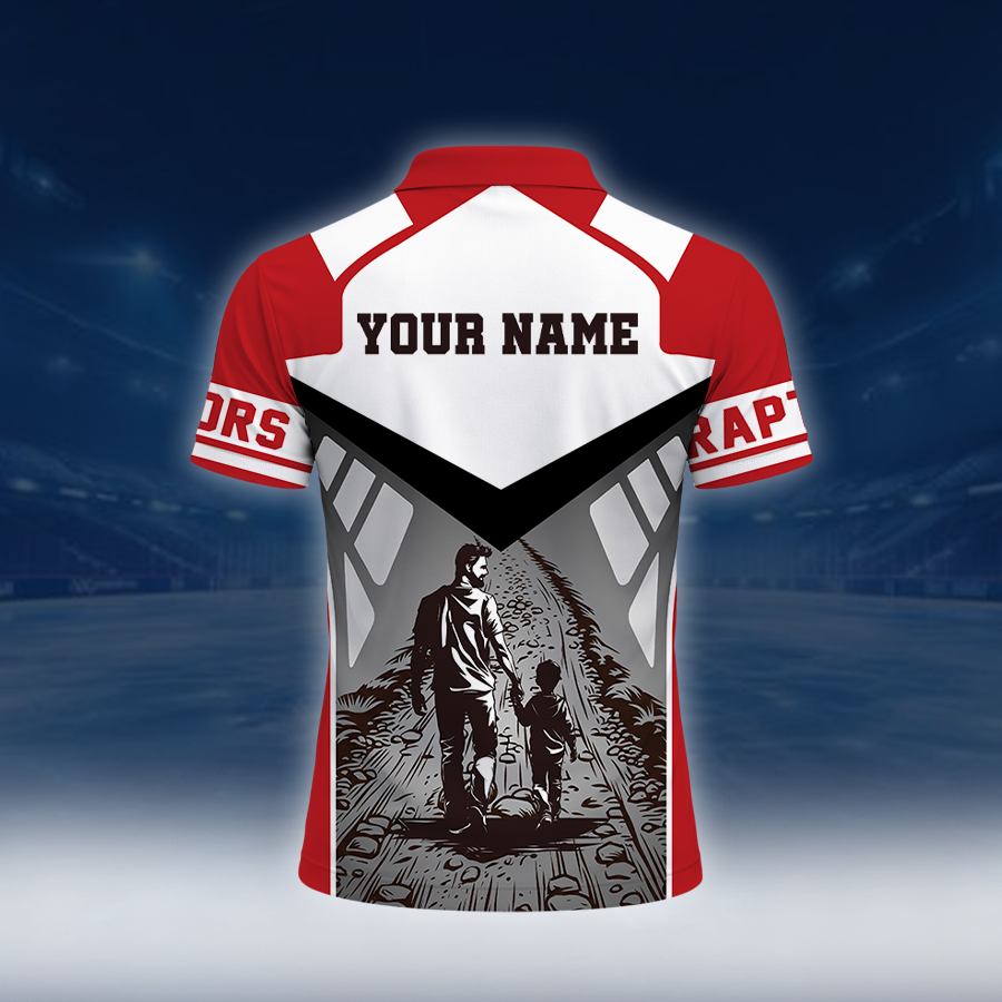 Limited Edition – Customized NBA Toronto Raptors Polo Shirt - Image 2