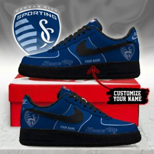 Limited Edition – Customized MLS Sporting Kansas City Af1 Sneakers