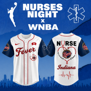 Limited Edition – Customized WNBA Indiana Fever x Nurses Night Baseball Jersey