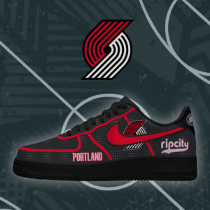 Limited Edition – Customized NBA Portland Trail Blazers Af1 Shoes