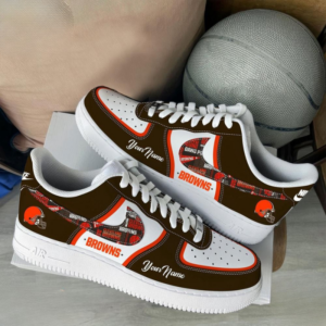 Limited Edition – Customized NFL Cleveland Browns Af1 Sneakers