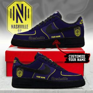 Limited Edition – Customized MLS Nashville Sc Af1 Sneakers