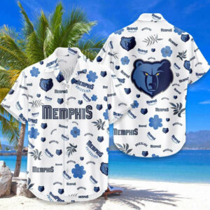 Limited Edition – Customized NBA Memphis Grizzlies Unisex Hawaiian Shirt & Shorts Set