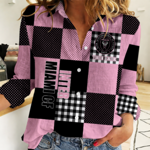 Limited Edition – Customized MLS Inter Miami CF Women Casual Shirt