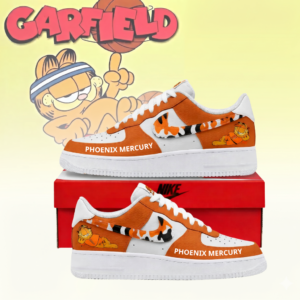 Limited Edition – Customized WNBA Phoenix Mercury x Garfield Af1 Sneakers