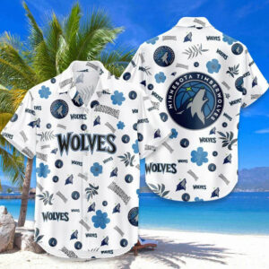 Limited Edition – Customized NBA Minnesota Timberwolves Unisex Hawaiian Shirt & Shorts Set