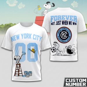 Limited Edition – Customized MLS New York City Fc x Snoopy Hoodie T-Shirts