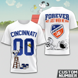 Limited Edition – Customized MLS FC Cincinnati x Snoopy Hoodie T-Shirts