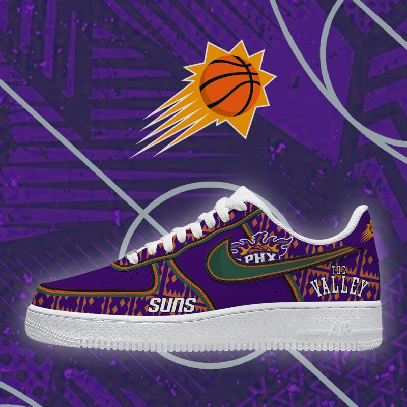Limited Edition – Customized NBA Phoenix Suns Af1 Shoes