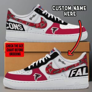 Limited Edition – Customized NFL Atlanta Falcons Af1 Sneakers
