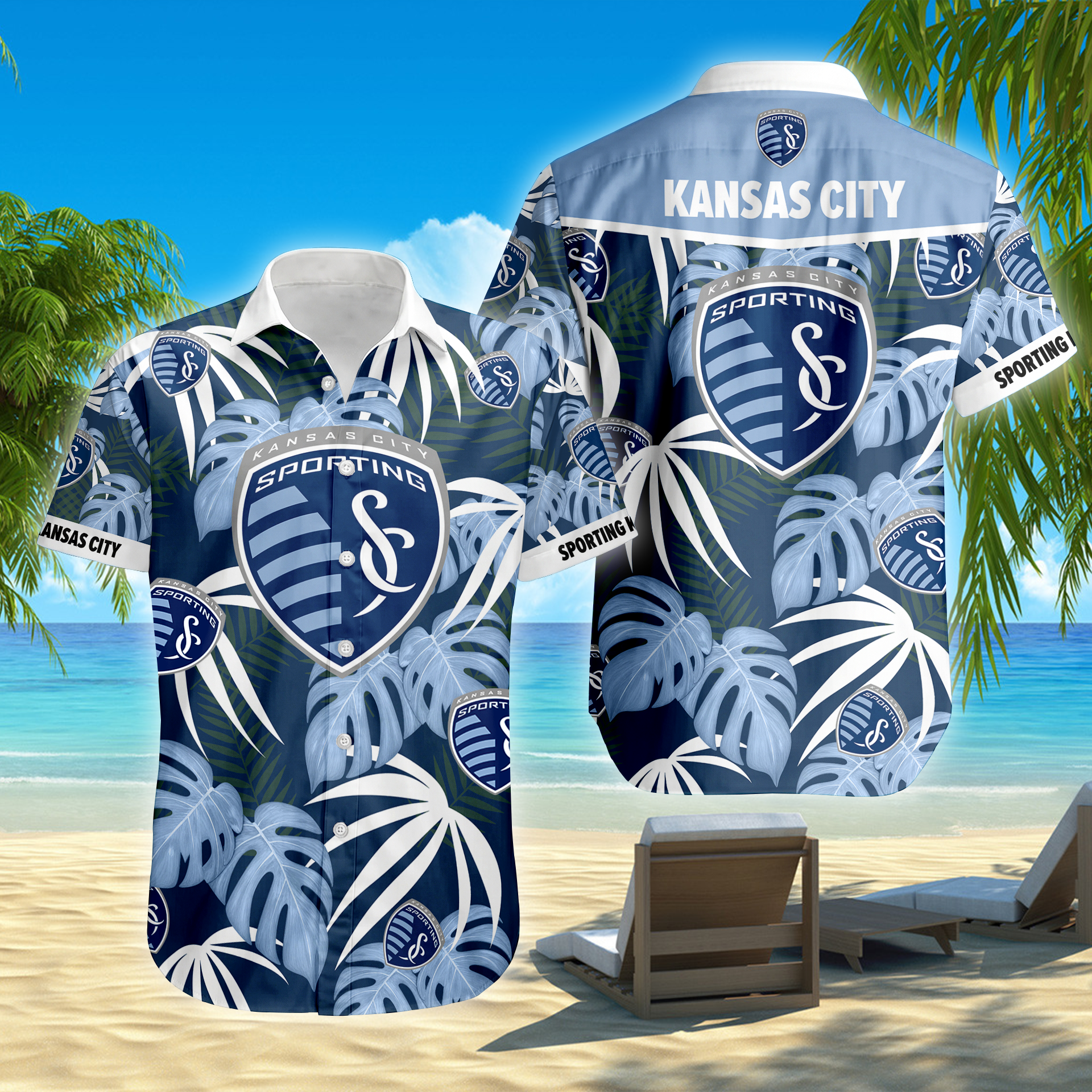 Limited Edition – Customized MLS Sporting Kansas City Unisex Hawaiian Shirt