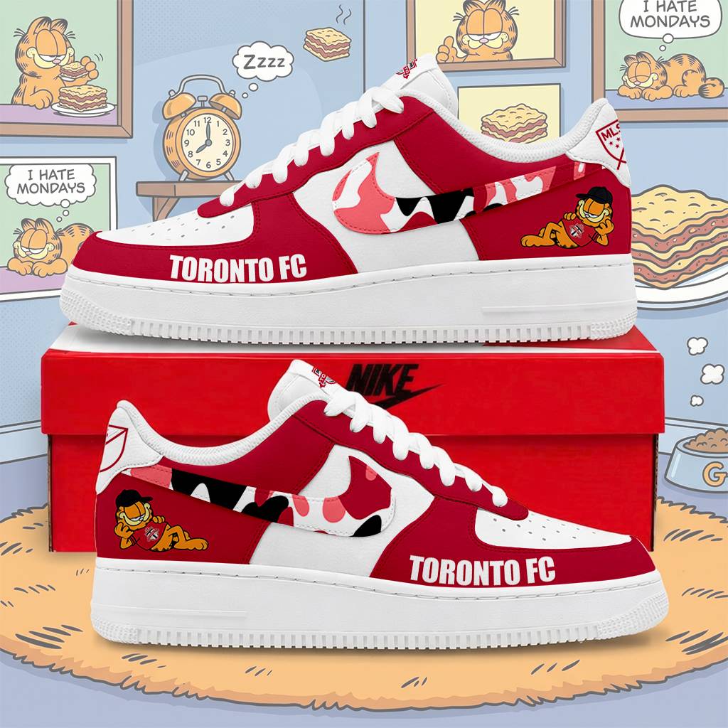 Limited Edition – Customized MLS Toronto Fc x Garfield Af1 Sneakers