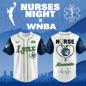 Limited Edition – Customized WNBA Minnesota Lynx x Nurses Night Baseball Jersey