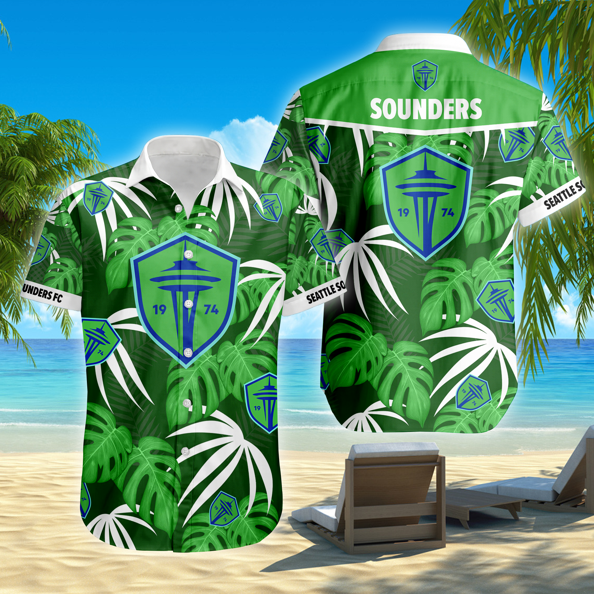 Limited Edition – Customized MLS Seattle Sounders Fc Unisex Hawaiian Shirt