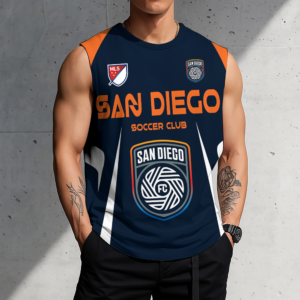 Limited Edition – Customized MLS San Diego FC Tank Top & Gym Shirt