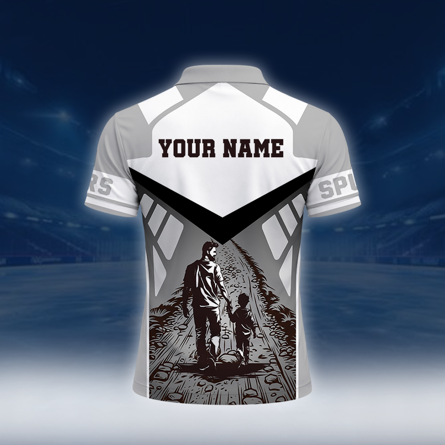 Limited Edition – Customized NBA San Antonio Spurs Polo Shirt - Image 2
