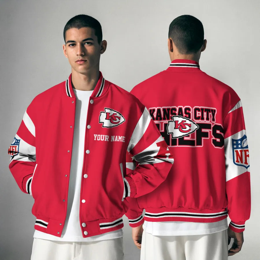 Limited Edition – Customized NFL Kansas City Chiefs Baseball Jacket