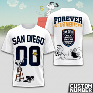 Limited Edition – Customized MLS San Diego Fc x Snoopy Hoodie T-Shirts