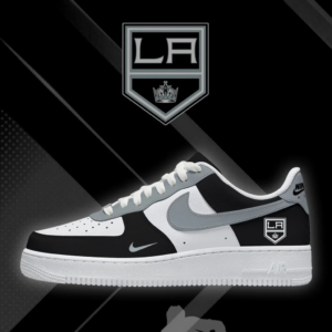 Limited Edition – Customized NHL Los Angeles Kings Af1 Shoes