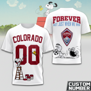 Limited Edition – Customized MLS Colorado Rapids x Snoopy Hoodie T-Shirts