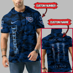 Limited Edition – Customized NFL Tennessee Titans Short Sleeve Hoodie