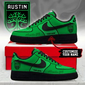 Limited Edition – Customized MLS Austin FC Af1 Sneakers