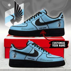 Limited Edition – Customized MLS Minnesota United Fc Af1 Sneakers