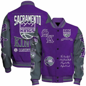 Limited Edition – Customized NBA Sacramento Kings Baseball Jacket