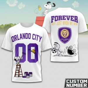 Limited Edition – Customized MLS Orlando City Sc x Snoopy Hoodie T-Shirts