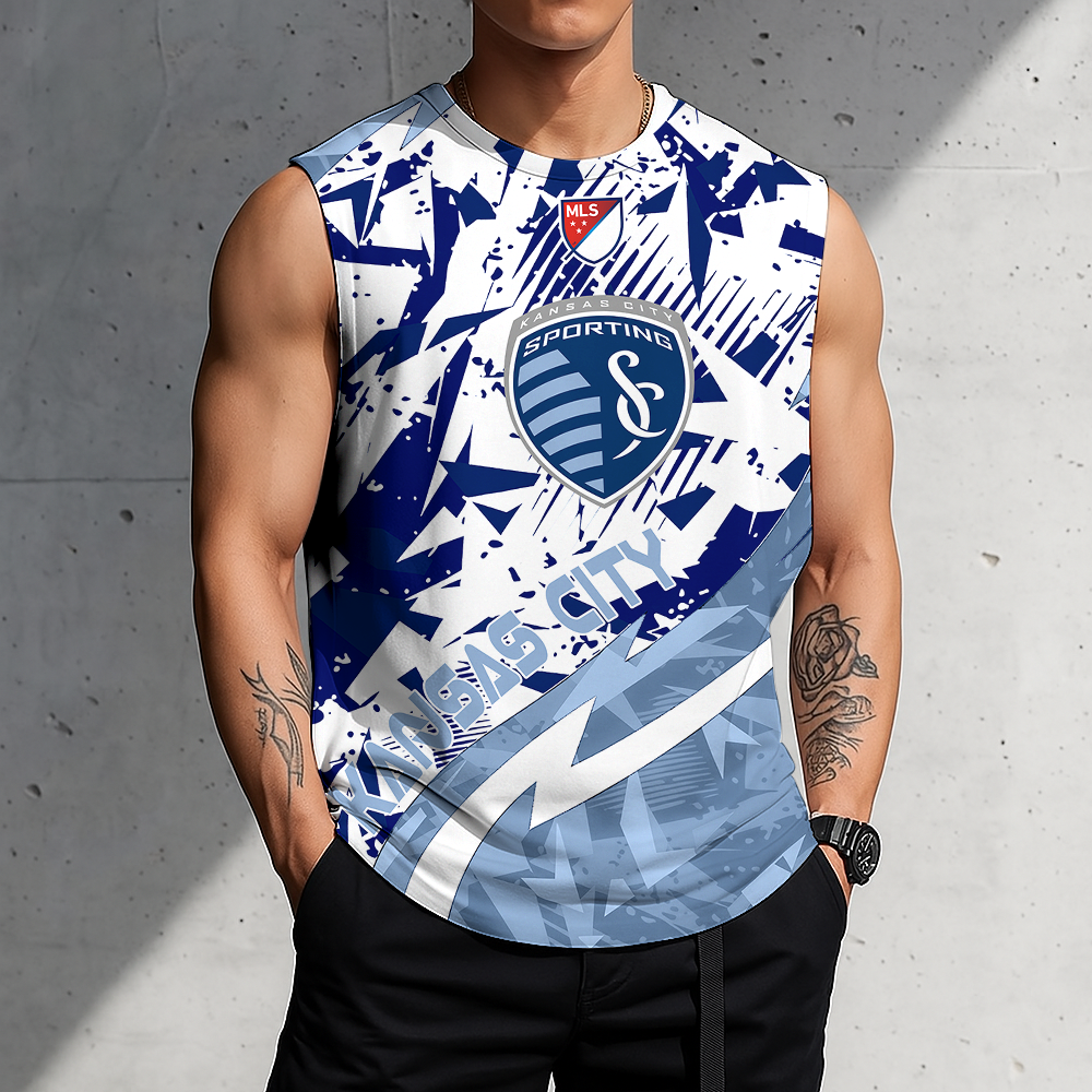 Limited Edition – Customized MLS Sporting Kansas City Tank Top & Gym Shirt