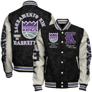 Limited Edition – Customized NBA Sacramento Kings Baseball Jacket
