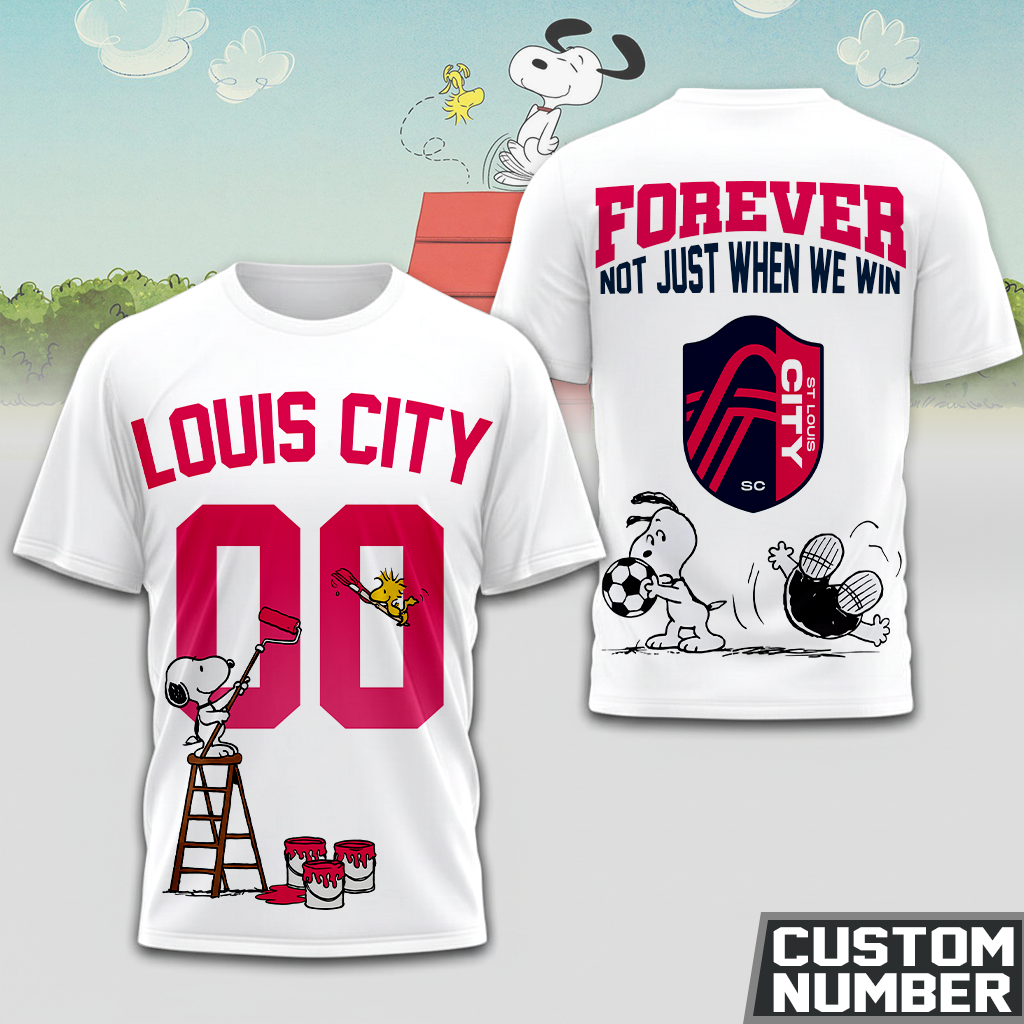 Limited Edition – Customized MLS St. Louis City Sc x Snoopy Hoodie T-Shirts